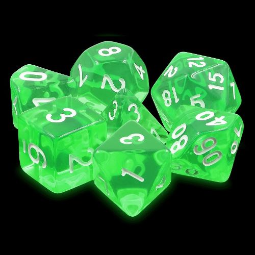 Emerald Green LegendDice Gem Dice Set